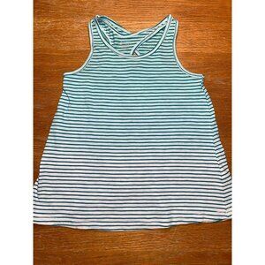 Girls Striped Racerback Tank Top - Size Medium/7/8